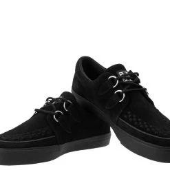 TUK-A9178 Black Suede D-Ring VLK Sneaker Women