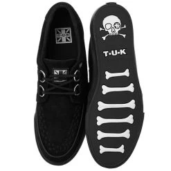 TUK-A9178 Black Suede D-Ring VLK Sneaker Women