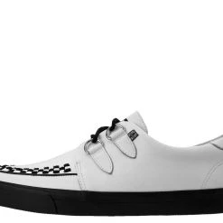 Women TUK-A9179 White Leather D-Ring VLK Sneaker