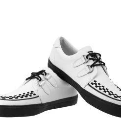 Women TUK-A9179 White Leather D-Ring VLK Sneaker