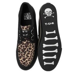 TUK-A9181 Black And Leopard VLK Sneaker Women