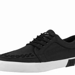 Women TUK-A9186 Black Waxed Twill No-Ring VLK Sneaker