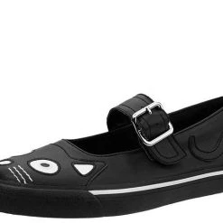 Women TUK-A9217L Kitty Face VLK Mary Janes