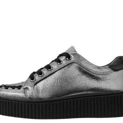 TUK-A9224 Leather Casbah Men's Creeper-Silver-Size 7-Clearance 13 TUK-A9224 Leather Casbah Men's Creeper-Silver-Size 7-Clearance