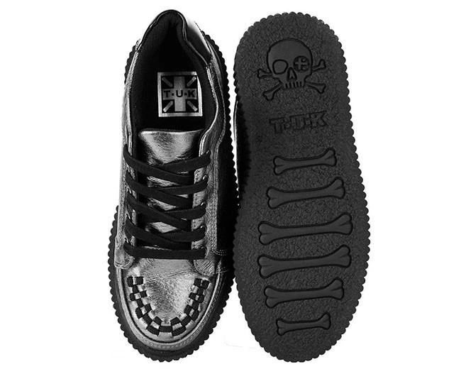 TUK-A9224 Leather Casbah Men's Creeper-Silver-Size 7-Clearance 5 TUK-A9224 Leather Casbah Men's Creeper-Silver-Size 7-Clearance