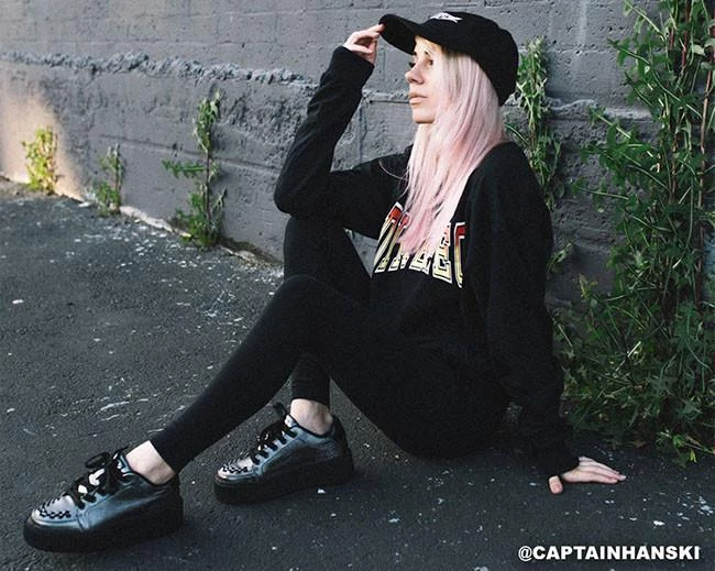 TUK-A9224 Leather Casbah Men's Creeper-Silver-Size 7-Clearance 3 TUK-A9224 Leather Casbah Men's Creeper-Silver-Size 7-Clearance