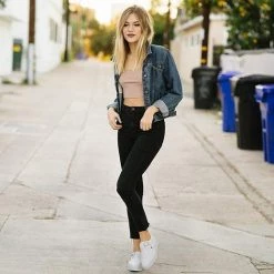 TUK-A9281 White Faux Leather Pointed Buckle EZC