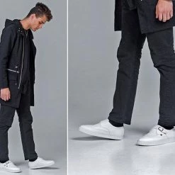 TUK-A9281 White Faux Leather Pointed Buckle EZC