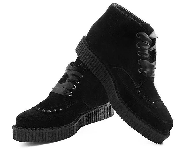 Women TUK-A9307 Black Velvet Pointed Boot 5 Women TUK-A9307 Black Velvet Pointed Boot