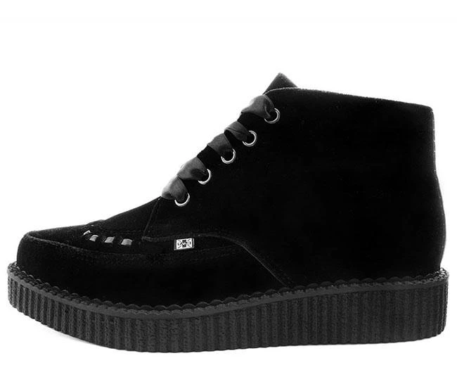 Women TUK-A9307 Black Velvet Pointed Boot 4 Women TUK-A9307 Black Velvet Pointed Boot