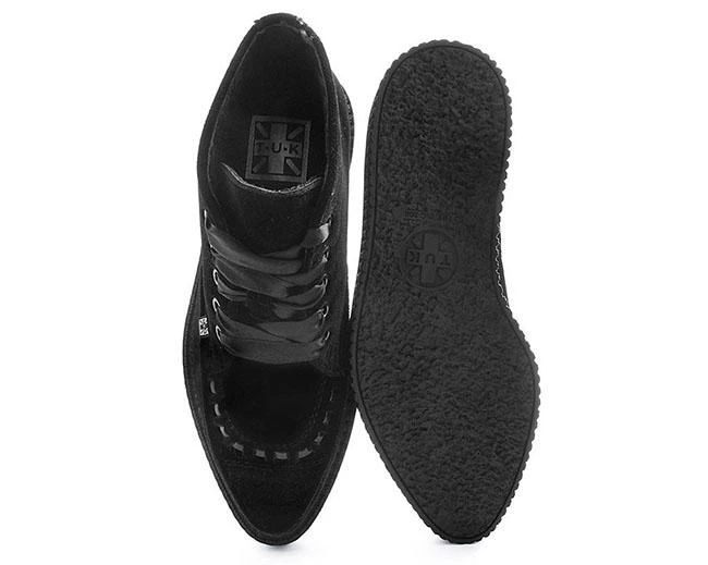 Women TUK-A9307 Black Velvet Pointed Boot 2 Women TUK-A9307 Black Velvet Pointed Boot