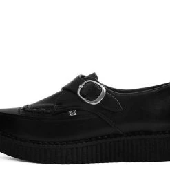 Women TUK-A9324 Pointed Buckle Creeper