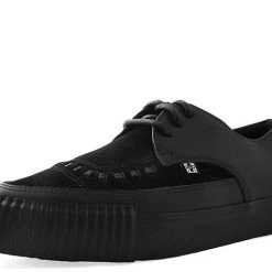 TUK-A9362 Leather & Suede Pointed Bumper EZC Women