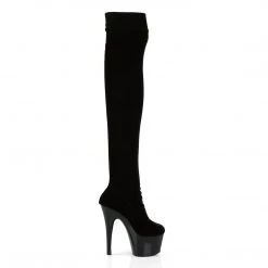 Pleaser Adore-3002 Boots-Black-Size 10-Clearance Women