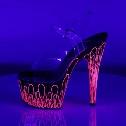 Pleaser Adore-708UVL Ankle Strap Sandals New 12 Pleaser Adore-708UVL Ankle Strap Sandals New