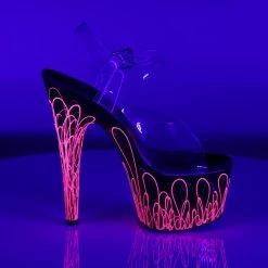 Pleaser Adore-708UVL Ankle Strap Sandals New 14 Pleaser Adore-708UVL Ankle Strap Sandals New