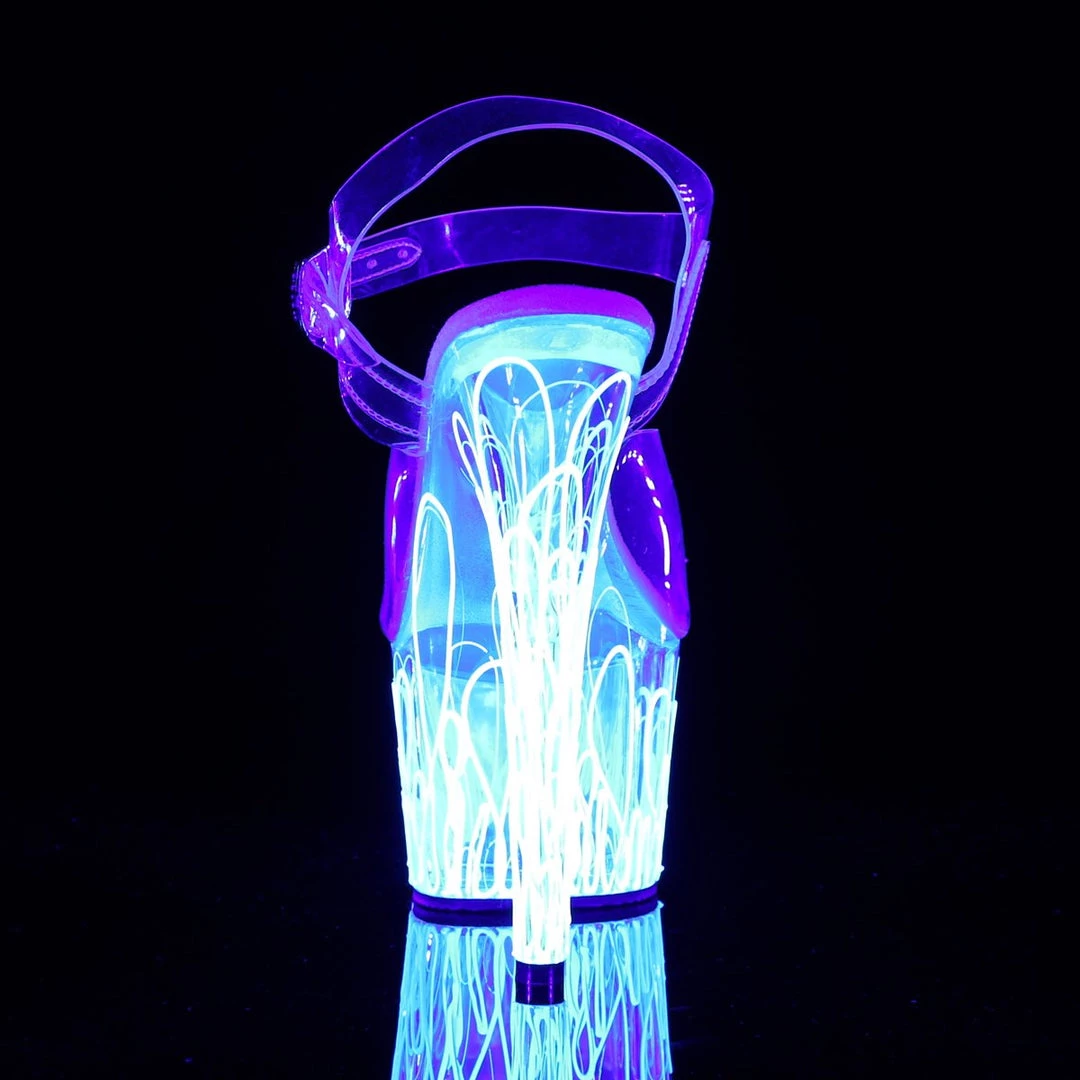 Pleaser Adore-708UVL Ankle Strap Sandals New 9 Pleaser Adore-708UVL Ankle Strap Sandals New