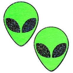 Festival Pastease - Alien Neon Glow In The Dark Nipple Pasties