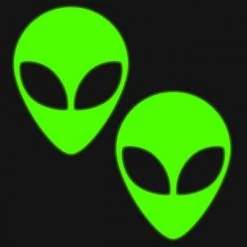 Festival Pastease - Alien Neon Glow In The Dark Nipple Pasties