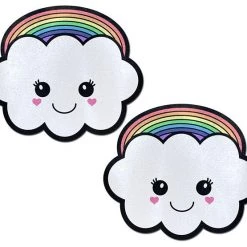 Pastease - Rainbow Kawaii Cloud Nipple Pasties