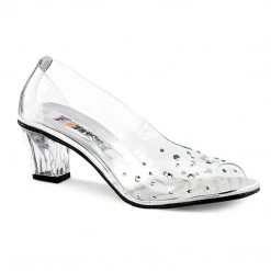 Shoefreaks.ca Funtasma Crystal-100-Clear Lucite-Size 7-Clearance Sale