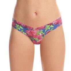 Commando Flower Patterned Thong New
