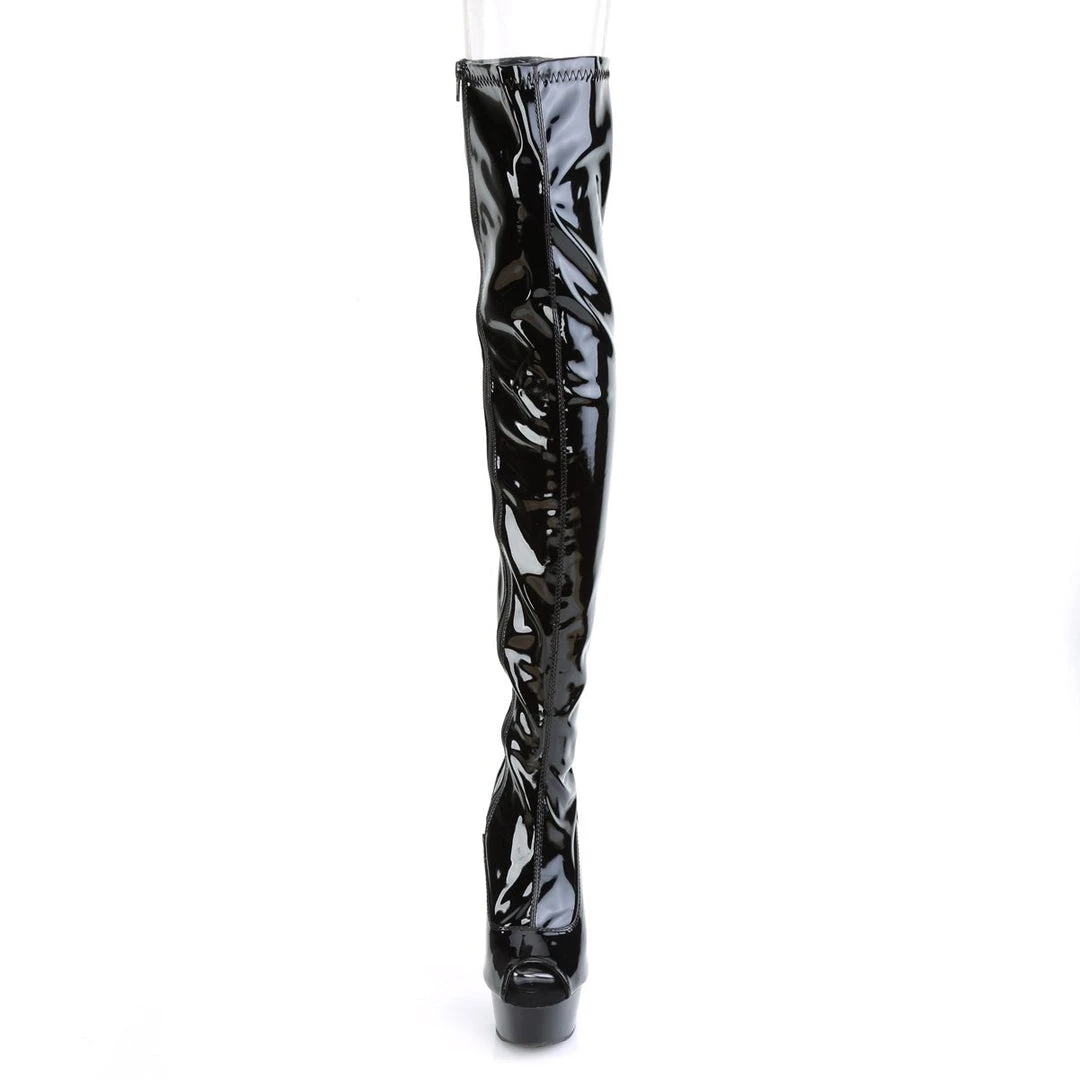 New Pleaser Delight-3011 Thigh High Boots 2 New Pleaser Delight-3011 Thigh High Boots