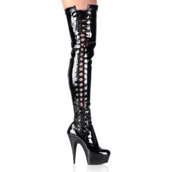 Pleaser Delight-3050 Thigh High Boots New