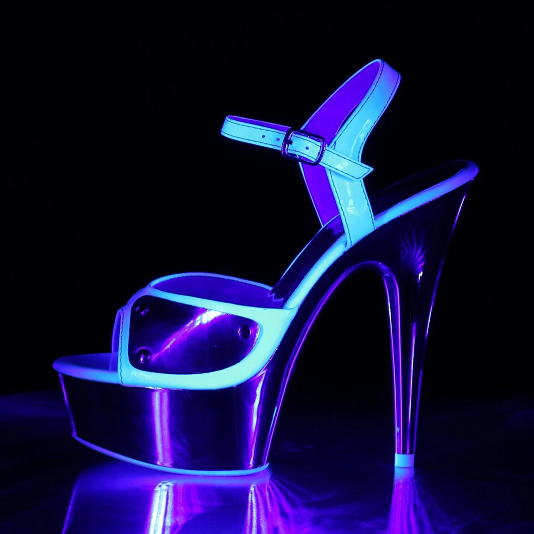 Pleaser Delight-609NC Ankle Strap Sandal New 8 Pleaser Delight-609NC Ankle Strap Sandal New