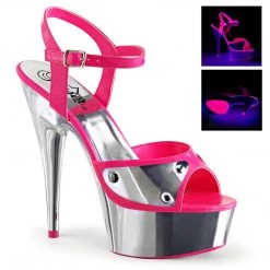 Pleaser Delight-609NC Ankle Strap Sandal New