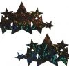 Festival Pastease Demi: Shattered Glass Disco Ball Glitter Black Stars Breast Cover Pasties