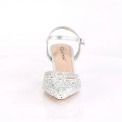 Women Fabulicious Faye-06-Silver-Size 8-Clearance