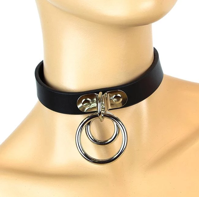 Funk Plus Multi Ring Bondage Choker Fetish 1 Funk Plus Multi Ring Bondage Choker Fetish