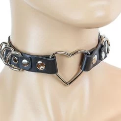 Funk Plus Heart D-Ring Choker SteamPunk