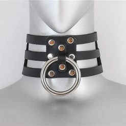 Funk Plus Triple Hole Single Ring Choker Fetish