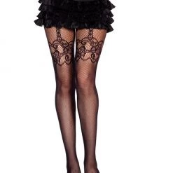 Music Legs Fishnet Pantyhose Hosiery