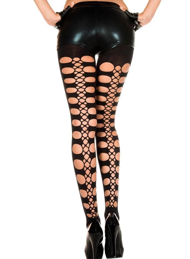 Music Legs Hosiery Hole Pantyhose 1 Music Legs Hosiery Hole Pantyhose