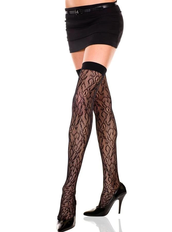 Music Legs Hosiery Lace Thigh Hi 1 Music Legs Hosiery Lace Thigh Hi