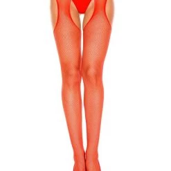 Music Legs Fishnet Suspender Pantyhose Christmas