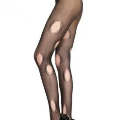 Music Legs Hole Pantyhose