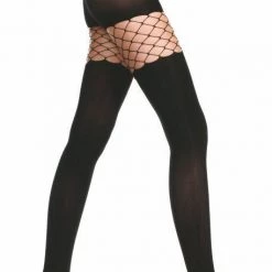 Music Legs Fence Net Insert Pantyhose