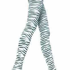 Music Legs Zebra Design Pantyhose Hosiery