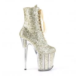 Pleaser Flamingo-1020G Ankle Boots New