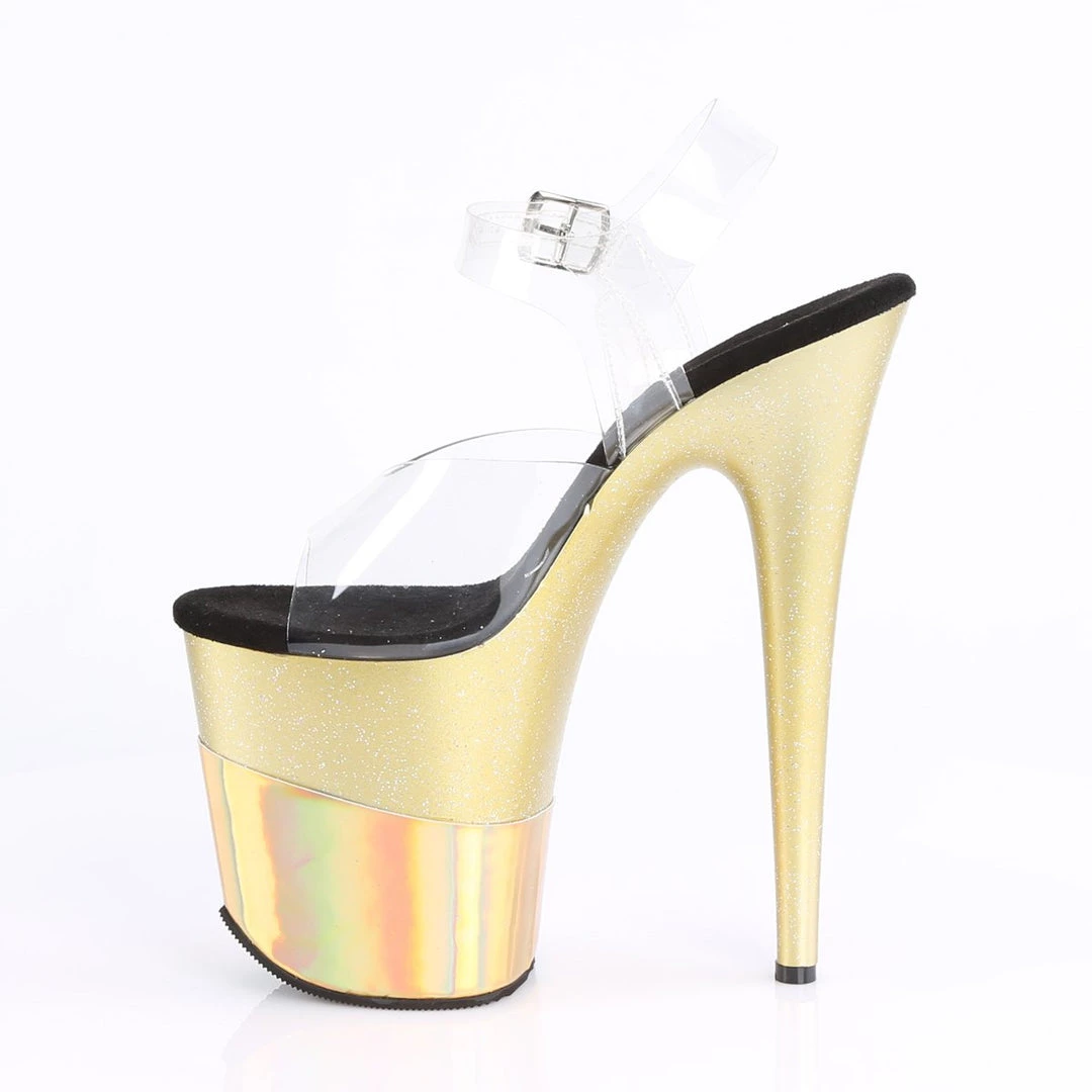 Pleaser Flamingo-808-2HGM Sandals New 8 Pleaser Flamingo-808-2HGM Sandals New