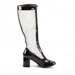 Funtasma Gogo-307 Knee Boots-Black-Size 8-Clearance 9 Funtasma Gogo-307 Knee Boots-Black-Size 8-Clearance