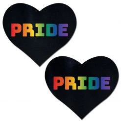 Festival Pastease - Rainbow PRIDE Heart Nipple Pasties
