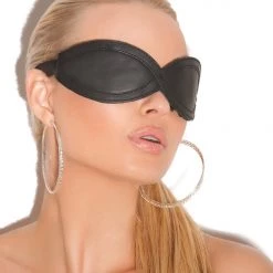 Elegant Moments Fetish Leather Blindfold