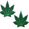 Pastease - Indica Pot Leaf Nipple Pasties Festival