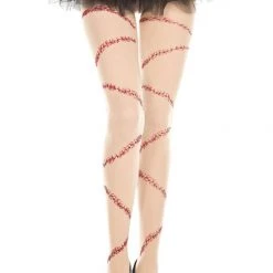 Music Legs Bloody Stitch Pantyhose Christmas
