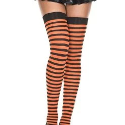 Music Legs Opaque Thigh Hi Christmas 9 Music Legs Opaque Thigh Hi Christmas